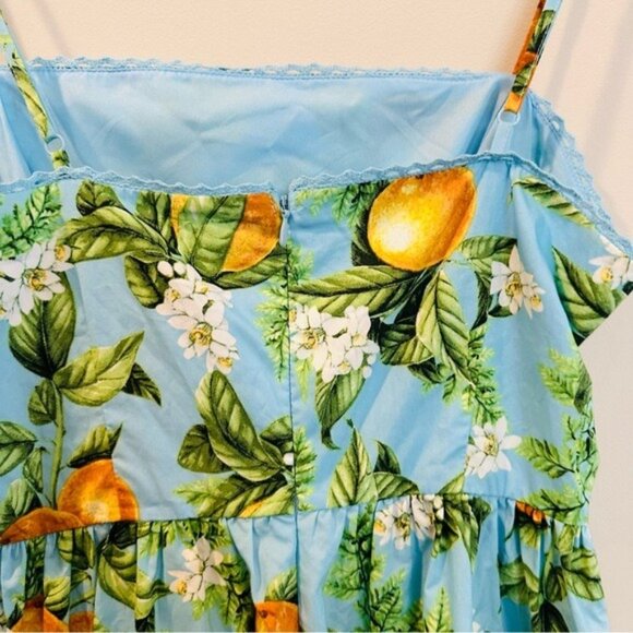 BB Dakota Summer Orchard Fit & Flare Mini Dress Sz 6 NWT Floral Summer Sundress - Picture 10 of 16